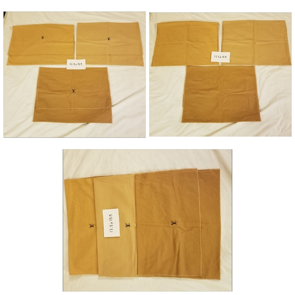 1 Louis Vuitton XXL fold over dust